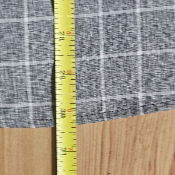 Orvis Shirt Mens XXL Gray White Check Button Up Short Sleeves Fishing Oitdoors - Picture 8 of 9